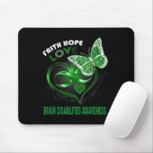 Liebe Hirnbehinderung Bewusstsein Herz Mousepad (Mit Mouse)
