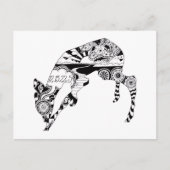 Liebe Hirsch Postkarte (Vorderseite)