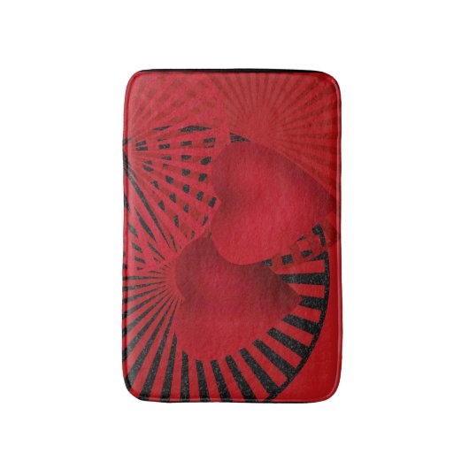 Liebe. Hochzeit Badematte (Vorderseite Vertikal)