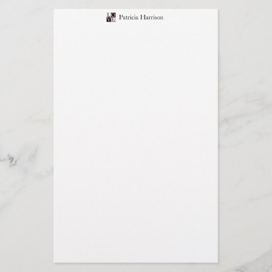 LIEBE Hochzeit Briefpapier (Vorderseite)