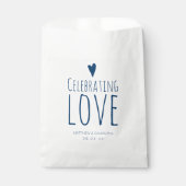 Liebe Hochzeit Candy Bar Buffet Geschenktütchen (Vorderseite)