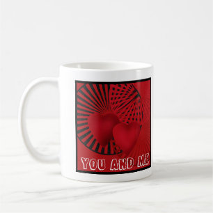 Liebe . Hochzeit Du und ich Kaffeetasse