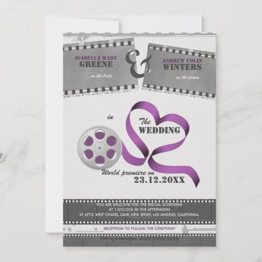 Liebe Hochzeit Einladung (Vorderseite)