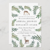 Liebe Hochzeit Einladung (Vorne/Hinten)