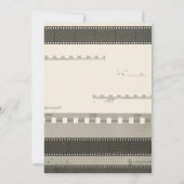 Liebe Hochzeit Einladung (Rückseite)