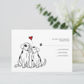 Liebe Hochzeit Einladung UAWG (Stehend Vorderseite)