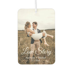 Liebe, Hochzeit Foto Jubiläum Autolufterfrischer