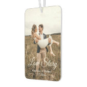 Liebe, Hochzeit Foto Jubiläum Autolufterfrischer (Links)