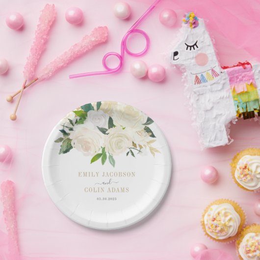 Liebe Hochzeit- oder Brautparty-Teller Pappteller (Party)