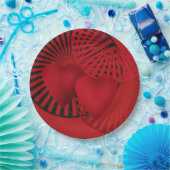 Liebe, Hochzeit Pappteller (Party)