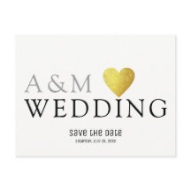 Liebe Hochzeit Postkarte für eine Save the Date ei