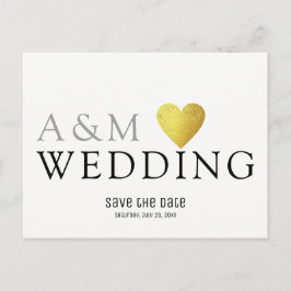 Liebe Hochzeit Postkarte für eine Save the Date ei