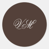 Liebe-Hochzeit Runder Aufkleber (Vorderseite)