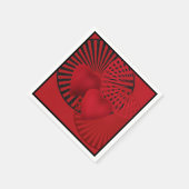 Liebe. Hochzeit Serviette (Ecke)