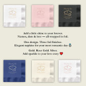 Liebe, Hochzeit Servietten Mit Folie