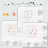 Liebe, Hochzeit Servietten Mit Folie