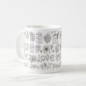 Liebe Hochzeit Tasse (Vorderseite Links)