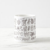 Liebe Hochzeit Tasse (Mittel)