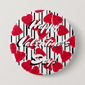 Liebe, Hochzeit, Valentinstag Button (Vorderseite)