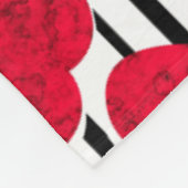 Liebe, Hochzeit, Valentinstag Fleecedecke (Ecke)