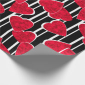 Liebe, Hochzeit, Valentinstag Geschenkpapier (Ecke)
