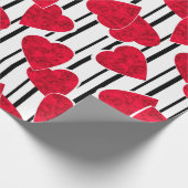 Liebe, Hochzeit, Valentinstag Geschenkpapier (Ecke)