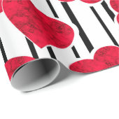 Liebe, Hochzeit, Valentinstag Geschenkpapier (Rolleneckpunkt)