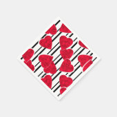 Liebe, Hochzeit, Valentinstag Serviette (Ecke)