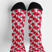 Liebe, Hochzeit, Valentinstag Socken (Oben)