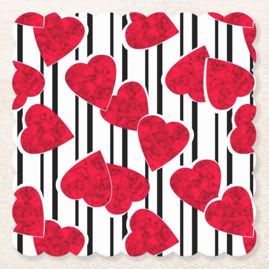 Liebe, Hochzeit, Valentinstag Untersetzer (Vorderseite)