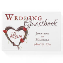 Liebe Hochzeit von Red Tulips und Herzkranz