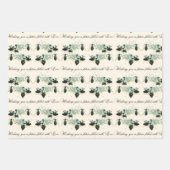 Liebe Hochzeit wünschen Geschenkpapier Set (Vorderseite)