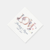 Liebe Hochzeitsempfang Serviette (Ecke)