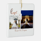 Liebe Hochzeitsfeier Keramikornament (Rechts)