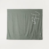 LIEBE | Hochzeitskulisse Wandteppich (Vorderseite (Horizontal))