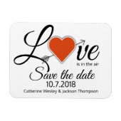 Liebe Hochzeitssache speichern Magnet (Horizontal)