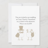 Liebe Hochzeitstorte Save The Date (Rückseite)