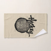 Liebe Hockey Badhandtuch Set (Handtuch)