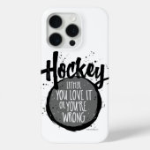 Liebe Hockey Case-Mate iPhone Hülle (Rückseite)