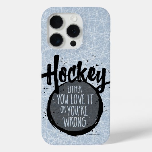 Liebe Hockey Case-Mate iPhone Hülle (Rückseite)