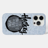 Liebe Hockey Case-Mate iPhone Hülle (Rückseite (Horizontal))