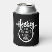 Liebe Hockey Dosenkühler (Kanne Rückseite)
