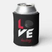 Liebe Hockey Dosenkühler (Kanne Rückseite)