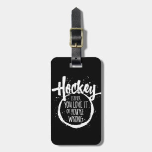 Liebe Hockey Gepäckanhänger