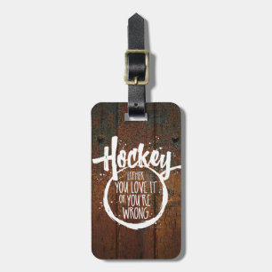 Liebe-Hockey Gepäckanhänger