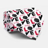 Liebe Hockey Krawatte (Gerollt)