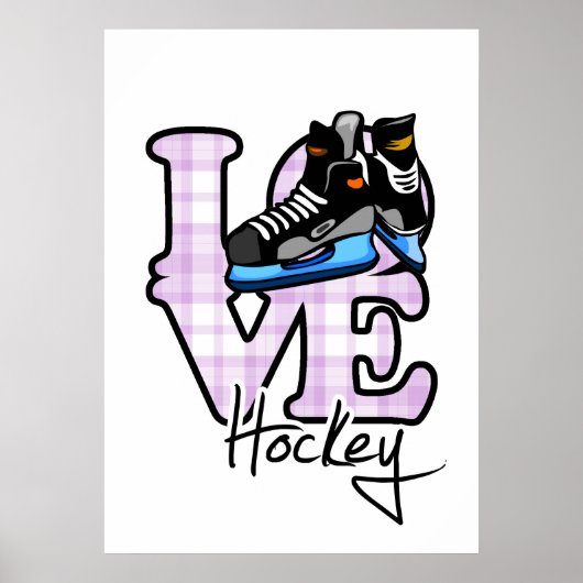 Liebe Hockey Poster (Vorne)