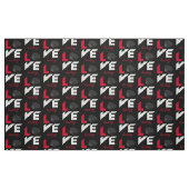 Liebe Hockey Stoff (Fat Quarter (45,7 x 55,9 cm))