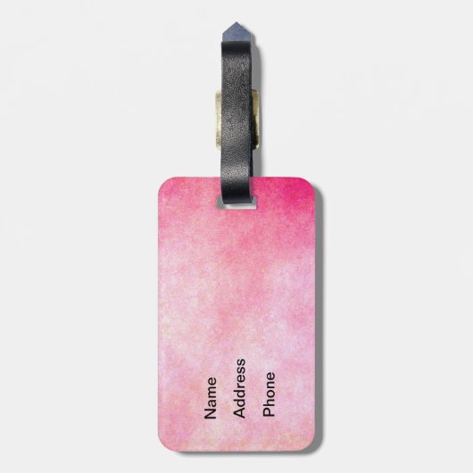 Liebe-Hockey-Strudel Gepäckanhänger (Rückseite vertikal)