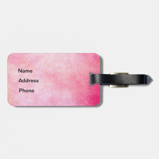 Liebe-Hockey-Strudel Gepäckanhänger (Rückseite horizontal)